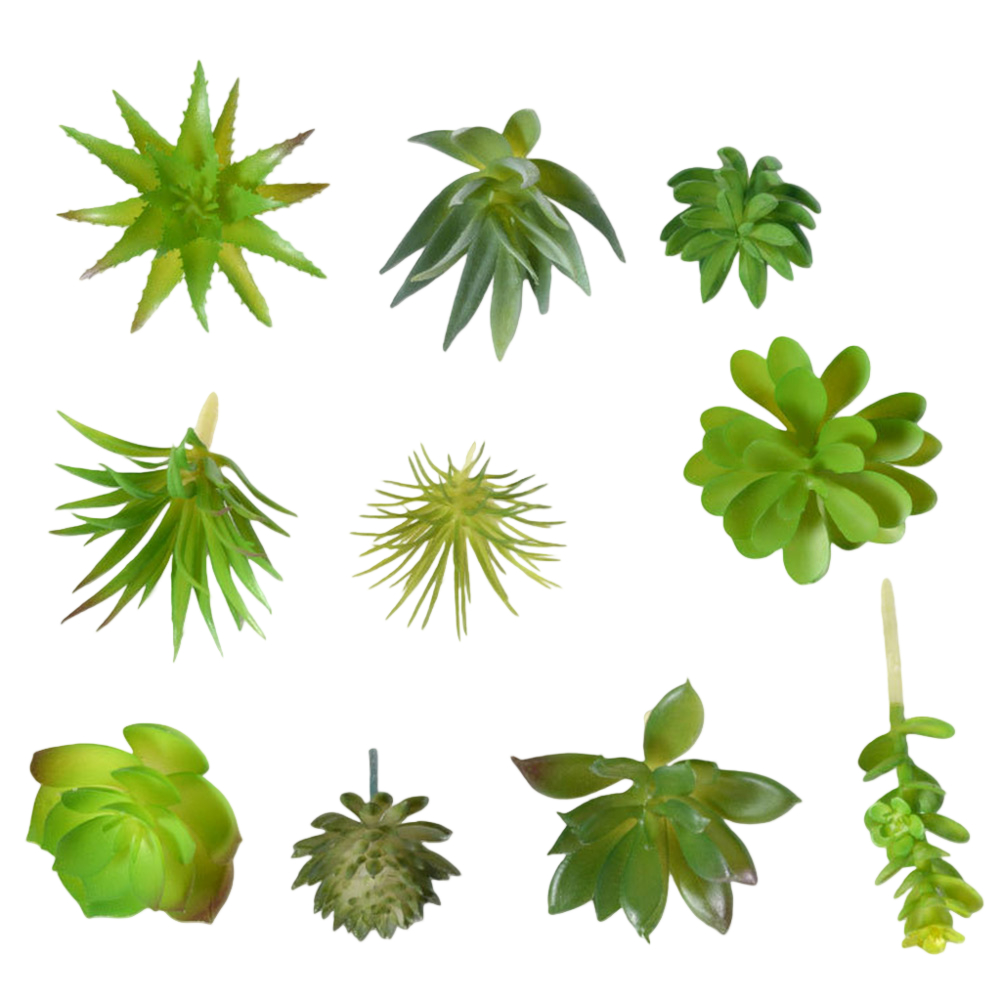 Succulent Arrangement Mini - ミニ盆栽風人工多肉植物アレンジメント用の写真撮影用小道具、スタジオ、自宅、オフィス、コンテンツ作成に最適