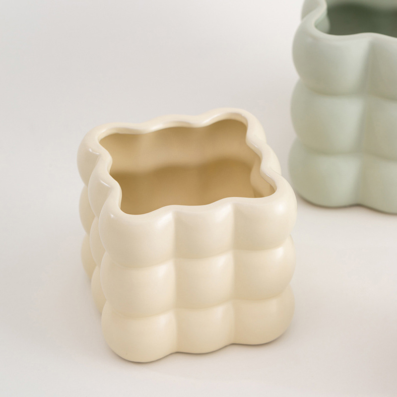 家の装飾用のセラミック植木鉢,家の装飾用の花 - Snake Plant Ceramic のレビューと価格
