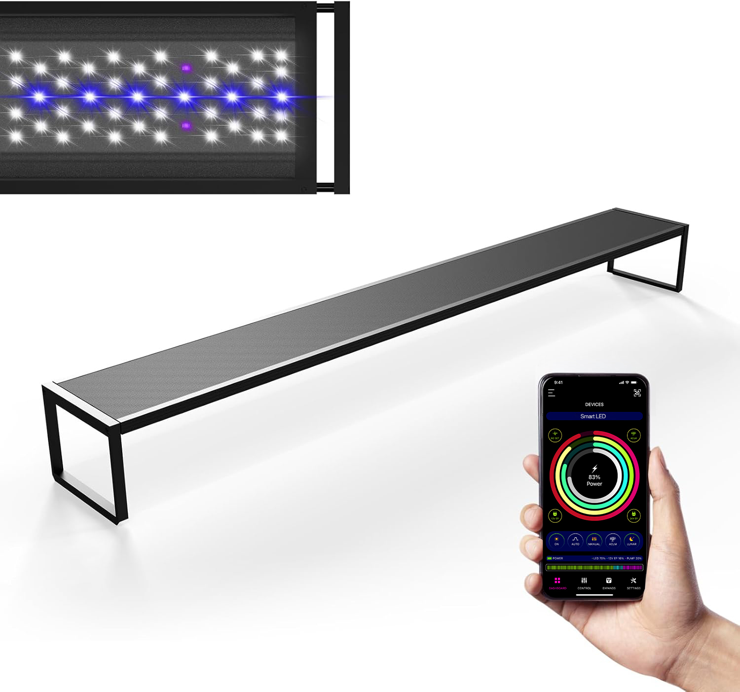 LED水槽ライト MICMOL Extreme II 450 - Plant Parent App のレビューと価格