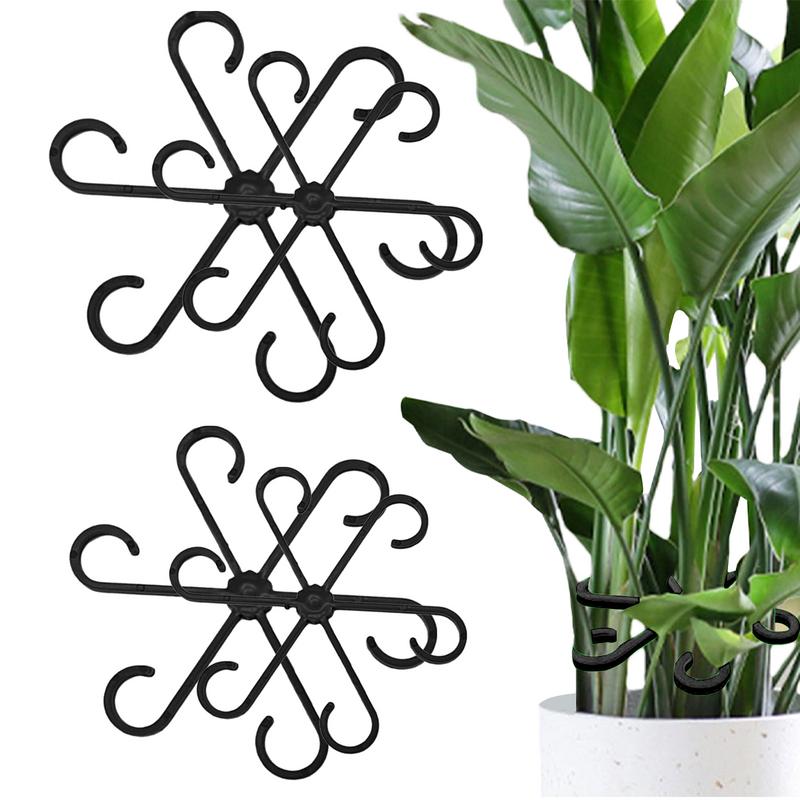 4 個つる植物サポートクリップ花茎コレクション固定ラッククラ - Variegated Monstera Node のレビューと価格