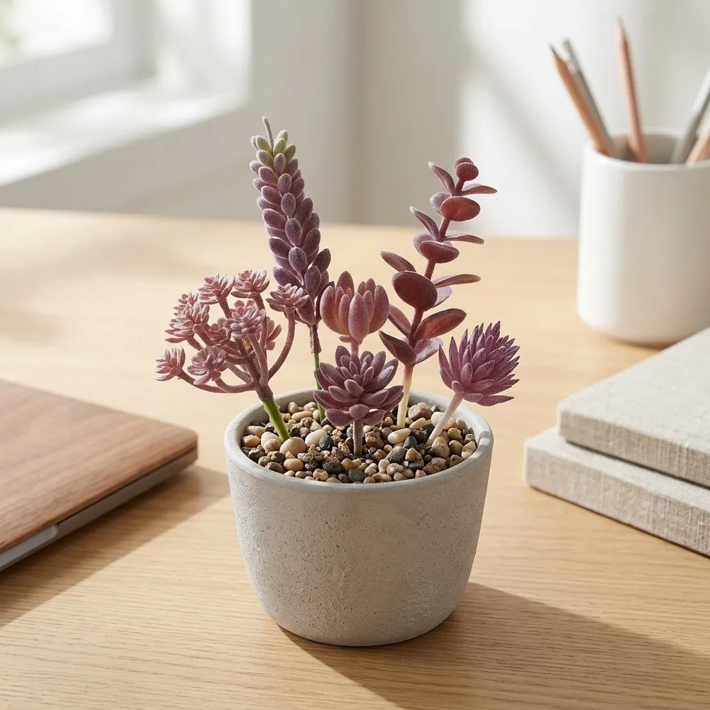 魅力的なミニ盆栽多肉植物アレンジメント、自宅やオフィスの装飾 - Succulent Arrangement Mini のレビューと価格