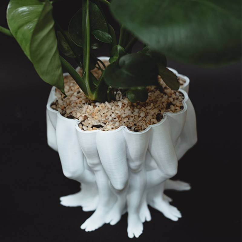 家の装飾のためのさまざまな足の3D印刷されたポリウレタンプラ - Snake Plant Ceramic のレビューと価格