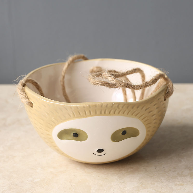 セラミック製の吊り下げ植物,園芸装飾用ポット,1個 - Snake Plant Ceramic のレビューと価格